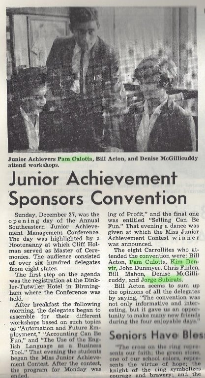 Junior Achievement 1/28/1965
