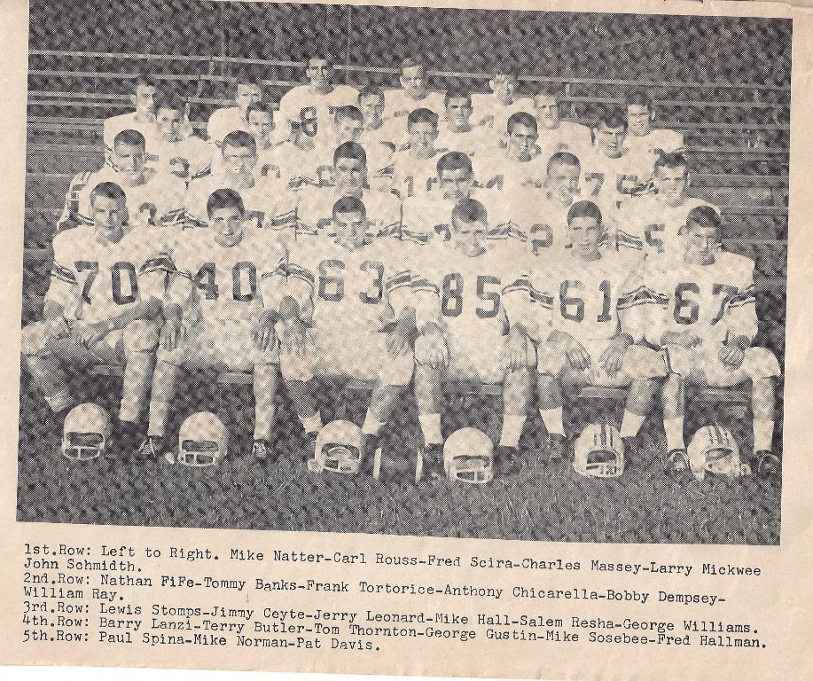 Football Team 1964