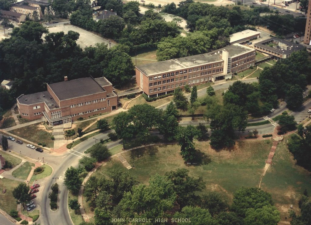 Aerial of JCHS Campus 1947-1992